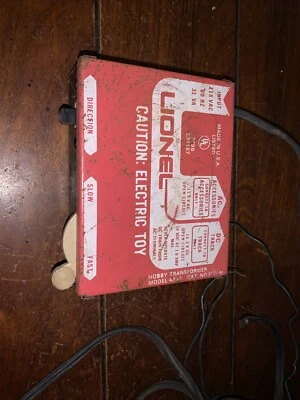 Fuente de alimentación Lionel modelo 4350, transformador rojo, HO vintage Foto 1 de 3