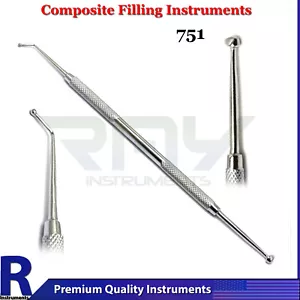 Instrumentos de relleno compuestos pulidores de amalgama restauradores dentales Westcott 746 - Imagen 1 de 3