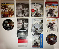 PS3 Zestaw 4 Tomb Raider Medal Of Honor Assassins Creed Killzone PlayStation