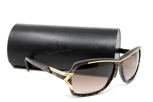 Cazal Sunglasses men's Brown Leopard 60mm Brown Gradient Lens CZ8031-002 NEW! - Picture 1 of 10
