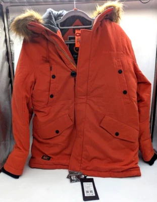 *NUEVO* TIGER FORCE Chaqueta de Invierno Hombres Acolchada Parka Rusia Hombre Abrigo - *TALLA PEQUEÑA* Foto 1 de 4