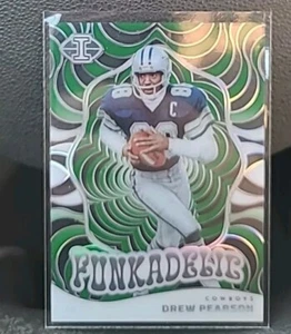 Drew Pearson 2023 Panini Illusions - Funkadelic Green #5 Cowboys Wide Receiver  - Picture 1 of 2