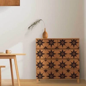 Plantillas de azulejos Star - Plantillas de azulejos geométricas reutilizables para azulejos de pintura en el hogar - Imagen 1 de 4