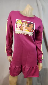 Disney Princess Purple Moana Belle Cinderella Shift Dress NEW Youth XLARGE 14 16 - Picture 1 of 6