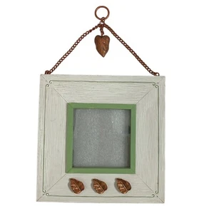 Marco de fotos Russ 3x3 foto 5,5x5,5 marco adornos de hojas de cobre - Imagen 1 de 5