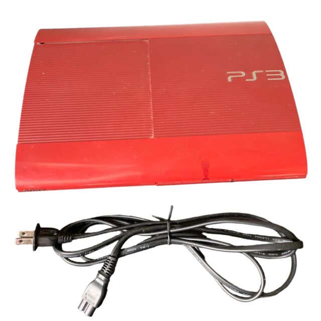 Playstation 3 Super Slim Limited Red PS3 500GB CECH-4001C Version 4.87