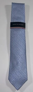 Tommy Hilfiger Men's Silk/Polyester Tie Mini-Floral Pattern Light Blue NEW! - Picture 1 of 5