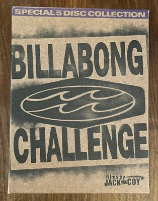 BILLABONG CHALLENGE SPECIAL DISC COLLECTION SURFING SURF 5 DVD SET RARE VGC - Image 1 of 4