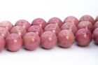 Perles rondes lâches roses naturelles qualité AAA 4/6/7-8/10/12 MM