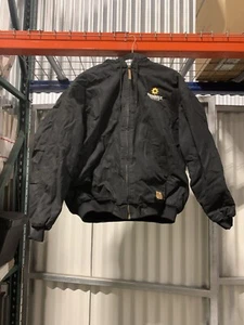 Bern schwarz Canvas Arbeitskleidung Herren Größe 2XL Sonnengürtel Vermietung Reißverschluss Kapuzenjacke - Bild 1 von 20