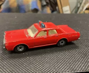 Matchbox Superfast Mercury Fire Chief Car - 1980 Lesney - Code Red Los Angeles - Picture 1 of 7