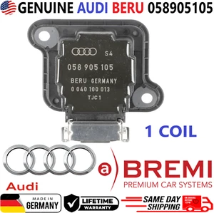 GENUINE AUDI BERU x1 Ignition Coil For 1997-2005 Audi & Volkswagen, 058905105 - Picture 1 of 5