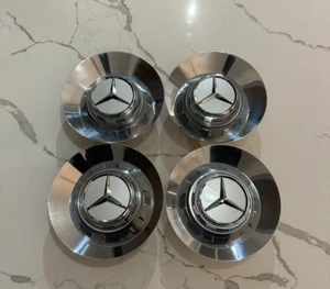 4pc Mercedes Benz S63 S65 AMG Wheel Hub Center cap 145mm 2014-2020 A2224000800 - Picture 1 of 5