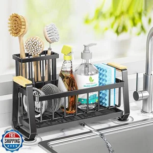 Doasuwish Sponge Holder for Kitchen Sink with Rubber Suction,Self-Draining Sp - Picture 1 of 5