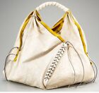 OrYany Heather Boho Handbag Canvas & Leather HUGE Shoulder Bag Purse