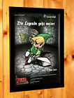 2003 The Legend of Zelda The Wind Waker GameCube Small Promo Poster / Ad Framed