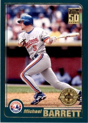 2001 TOPPS MICHAEL BARRETT . MONTREAL EXPOS #179 - Image 1 of 2
