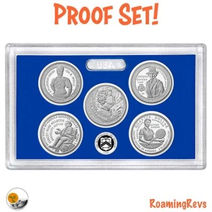 2025 S *JUEGO DE PRUEBA* Am. Juego de monedas de 5 cuartos revestidas para mujer - sin caja - sin certificado de autenticidad - ¡ENVÍO AHORA! - Imagen 1 de 7
