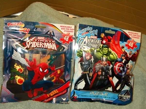 2 ROMPECABEZAS NUEVO SELLADO MARVEL ULTIMATE SPIDERMAN & MARVEL AVENGERS 48 PIEZAS - Imagen 1 de 3