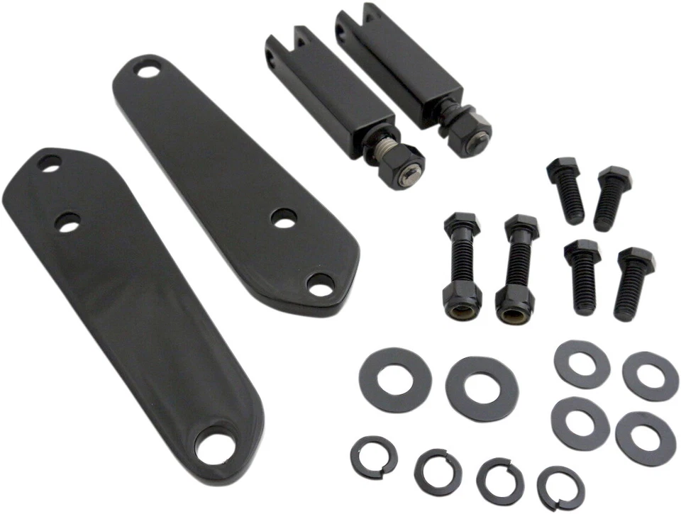 Montaje de clavija de carretera negro para Harley-Davidson Dyna convertible FXDS-CONV 1995-2000 Foto 1 de 1