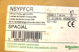 QTY 4 - Astillas de fijación de pared Scheider NSYPFCR para gabinete espacial CRN - Imagen 1 de 4
