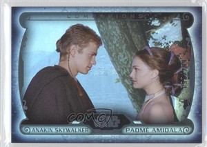 2015 Star Wars Masterwork Rainbow Foil 98/299 Padme Amidala Anakin Skywalker 6ja