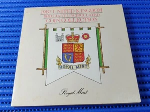 1987 United Kingdom Brilliant Uncirculated Coin Collection - Picture 1 of 4