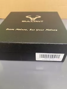 New In Box Mens Bulliant Belt. Black Leather With Black Buckle. Adj Up To 36in - Picture 1 of 7