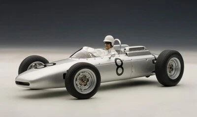 1/18 AUTOart 1962 Porsche 804 Fórmula 1 #8 Jo Bonnier Nurburgring + Figura 86274 Foto 1 de 4