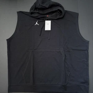 NIKE Air Jordan Sleeveless Hoodie 3XL Men Dri Fit Terry Basketball DQ7946-049 - Picture 1 of 9