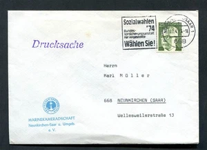 Germany - BRD : Nice cover from 1974 - Neunkirchen, Saar - advertising cancel - Picture 1 of 1