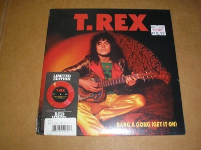 T. Rex - Bang A Gong (Get It On) b/w Jeepster 7" new sealed Cleopatra red vinyl - Image 1 of 2