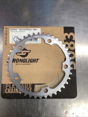 Anillo de cadena interior STRONGLIGHT 40t 130 BCD 267004 5083 aleación anodizada Foto 1 de 3