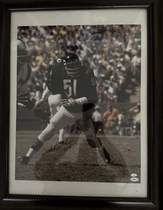 Dick Butkus signed framed 16X20 photo Chicago Bears JSA COA - Picture 1 of 1