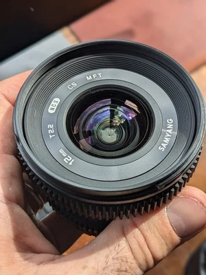 Samyang Rokinon T2.2/12mm Cine Lens for Micro Four Thirds Cameras - Image 1 of 2