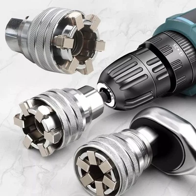 Wrench Torque Spanner Socket Adjustable Head Universal Sleeve Ratchet Adapter - Image 1 of 4