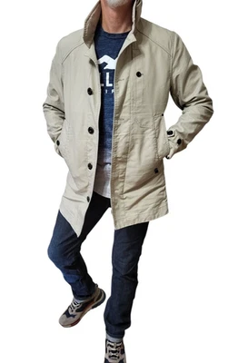 G-STAR Trench Coat - Overcoat - Mens - Medium  - Beige - Cotton - Image 1 of 4