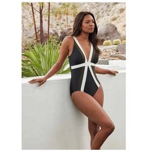 Miraclesuit Spectra Trilogy One-Piece Swimsuit Size US/10 - Picture 1 of 10