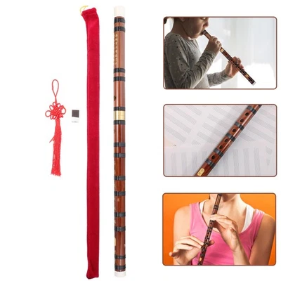  Querflöte Chinesische Musikinstrument Musikinstrumente Für Kinder - Bild 1 von 4