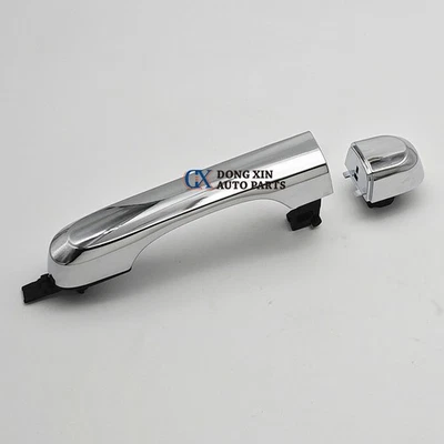 Manija de puerta exterior cromada sin orificio de llave apta para Jeep Renegade BU 2015-2023 Foto 1 de 4