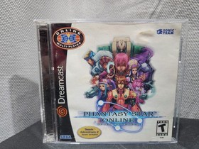 Phantasy Star Online Sega Dreamcast 2001 CIB W/ Sonic Adventure 2 Demo, Tested