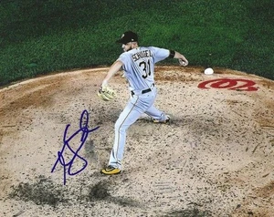 Autographed 8x10 A.J. SCHUGEL Pittsburgh Pirates photo-COA - Picture 1 of 1