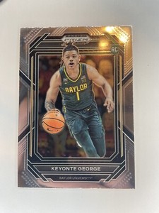 2023-24 Prizm Draft Picks Base #47 Keyonte George - Baylor Bears !