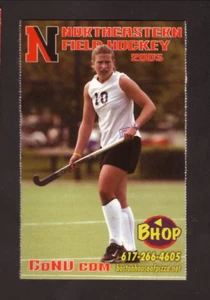 Northeastern Huskies--2005 Field Hockey Pocket Schedule--Boston House of Pizza - Picture 1 of 1
