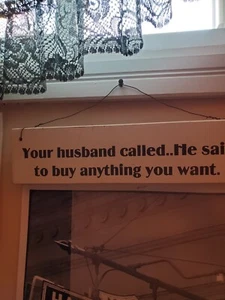 Letreros y placas de madera colgantes amor humor familia amigos besos de cocina - Imagen 1 de 1
