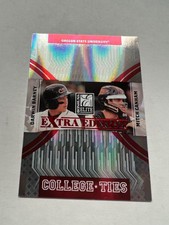 2007 Donruss Elite Extra Edition College Ties Red Darwin Barney Mitch Canham