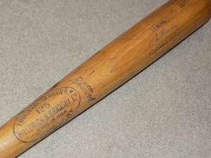 Mike Brumley H&B Game Used Signed Bat Washington Senators - Picture 1 of 1