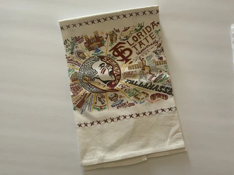 New Catstudio Florida State University Seminoles Collegiate Dish Tea  Towel Cover
