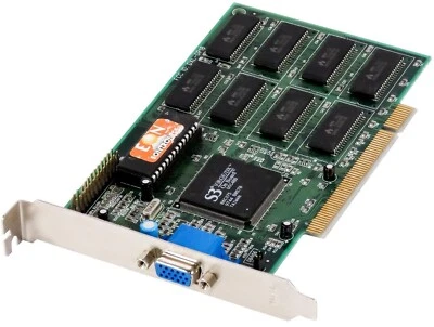 Graphic Card Eontronics S3 Virge / Dx 86C375 DXL-DP18 4MB Edo-Ram PCI - Image 1 of 2