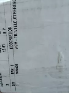 POLARIS OEM ASM TILT/TELE,STEERING | 1830005 Pro R Turbo R Genuine Polaris - Picture 1 of 1